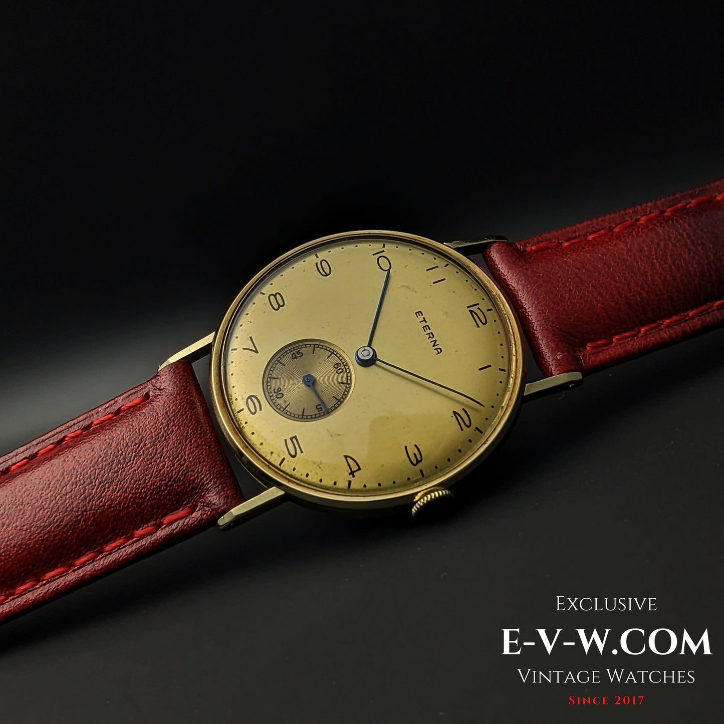 84 Years Old Vintage Eterna 14ct Gold / WWII / Cal. 1020 / Vintage 1941 / Serviced