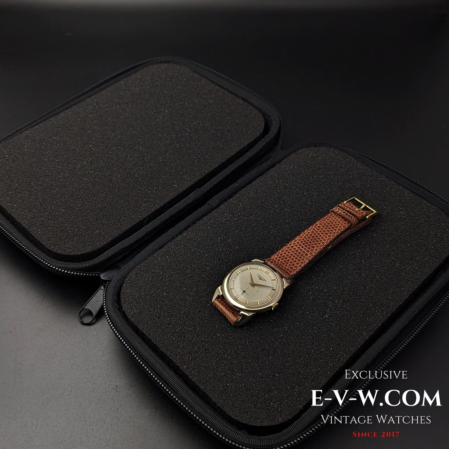 74 Years Old Vintage Longines Spider lugs / honeycomb dial / Steel Gold / Cal. 23Z / Vintage 1950