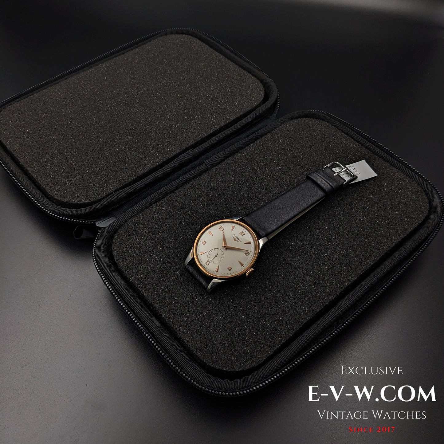 66 Years Old Vintage Longines Calatrava Oversize Jumbo Two Tone Ref. 4914 Cal. 12.68Z Vintage 1958