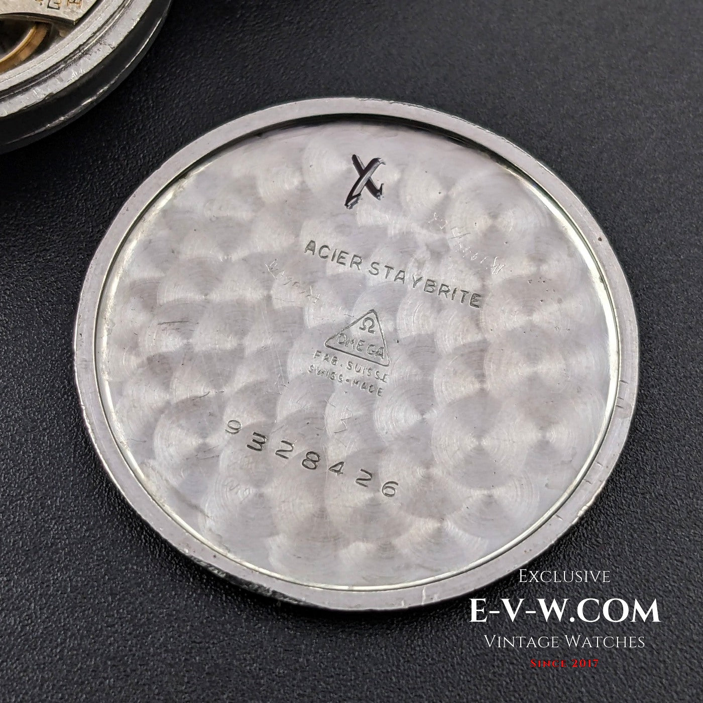 Omega Rare Vintage 1935 Scarab Art Deco / Black dial / cal 26.5 SOB T2 / Fully Serviced