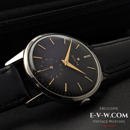 67 Years Old Vintage Zenith Black / Cal. 40 / Vintage 1956