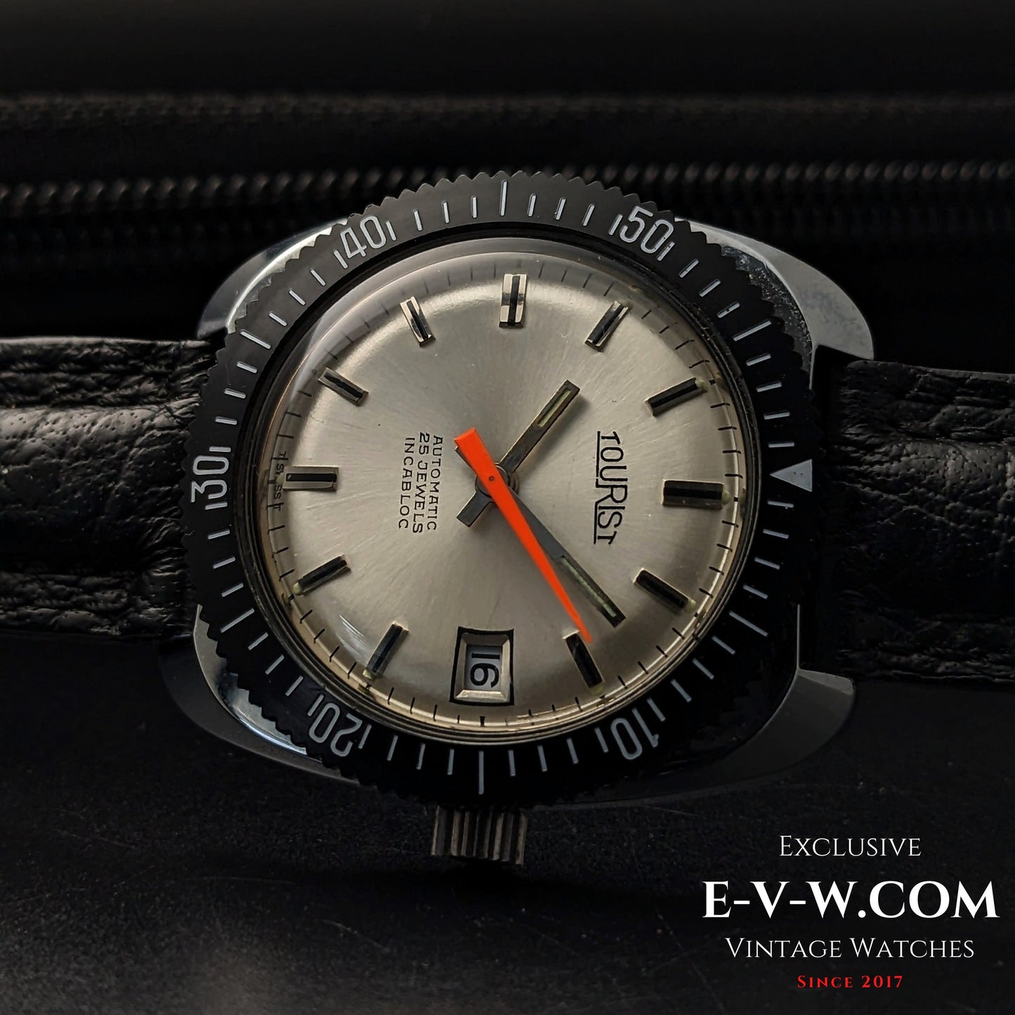 55 Years Old Vintage Tourist NOS Automatic / Diver / 25 Jewels / Cal. 2728 / Vintage 1970