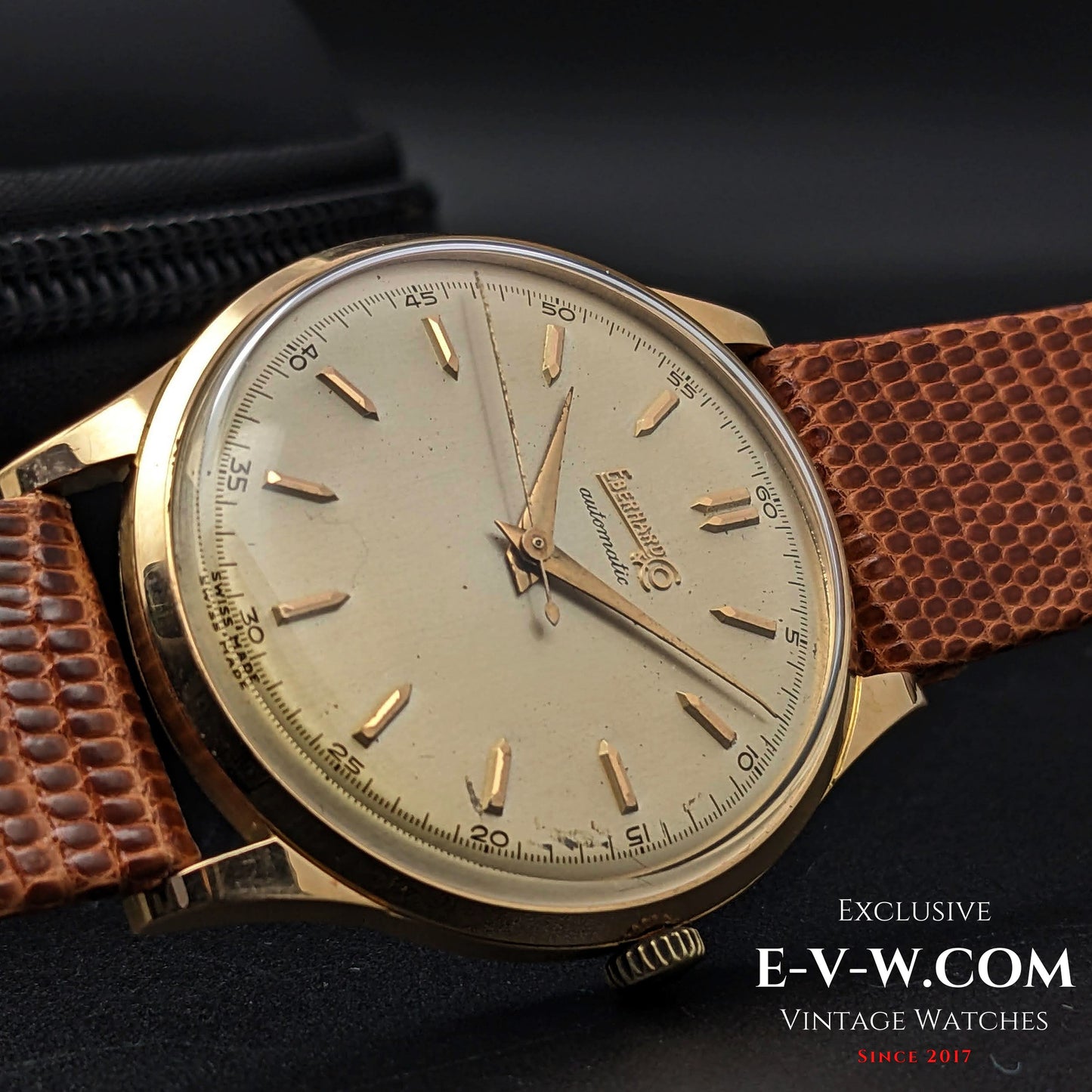 74 Years Old Vintage Eberhard & Co 18k Gold / Automatic Ref. 11601 / Cal. 11500 / Vintage 1950