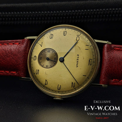 84 Years Old Vintage Eterna 14ct Gold / WWII / Cal. 1020 / Vintage 1941 / Serviced