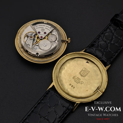 64 Vintage Universal Genève 18k Solid Gold / Cal. 1107 Vintage 1960