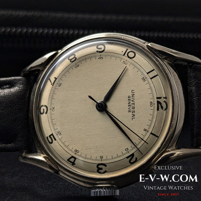 85 Years Old Vintage Universal Geneve unique spider lugs / Cal. 263 / Vintage 1940