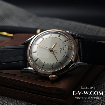 Eterna-Matic early five-ball Automatic | Two-tone case, “fancy” lugs | Cal. 1248T | Vintage 1950