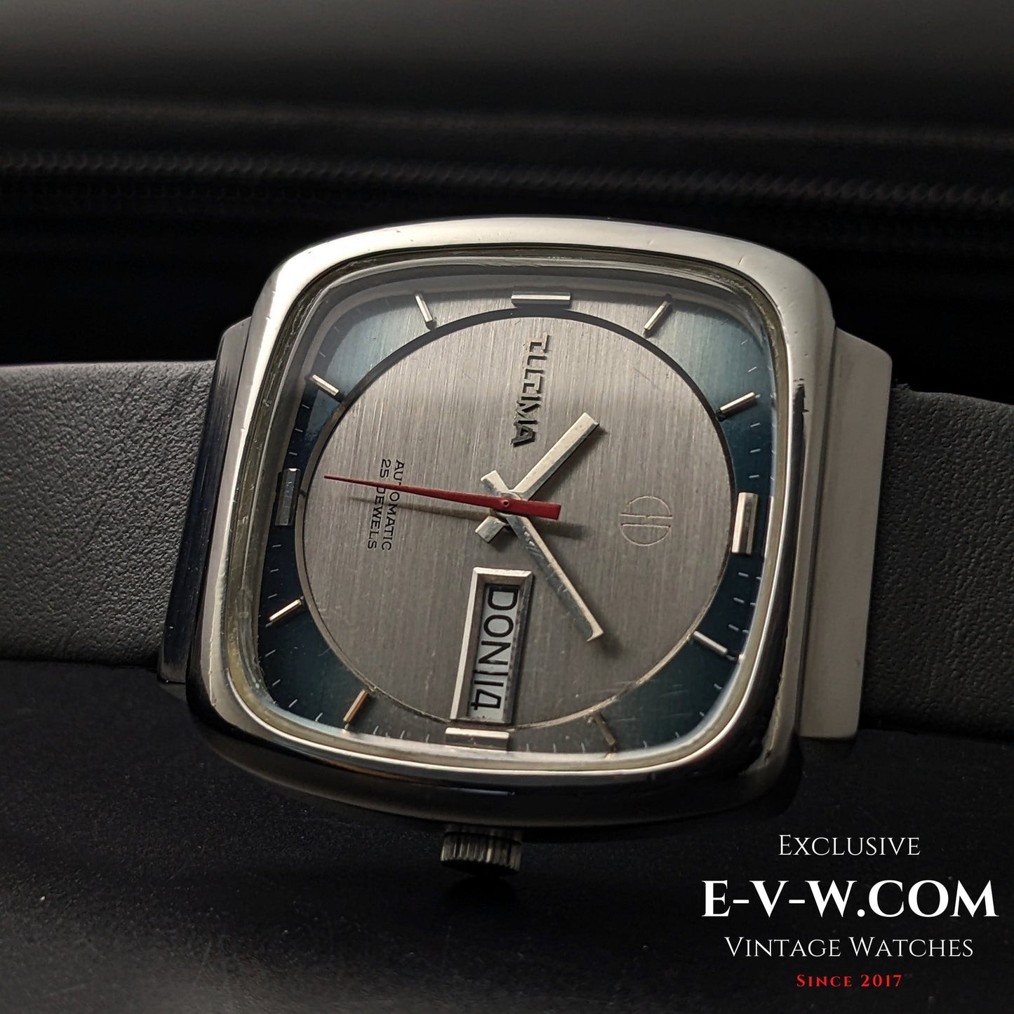 Vintage TUTIMA Glashütte heritage | Automatic TV case Day-Date | Cal. PUW 1563T | Vintage 1970 / Serviced