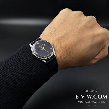 66 Years Old Vintage IWC Schaffhausen Black / Cal. 89 / Vintage 1957