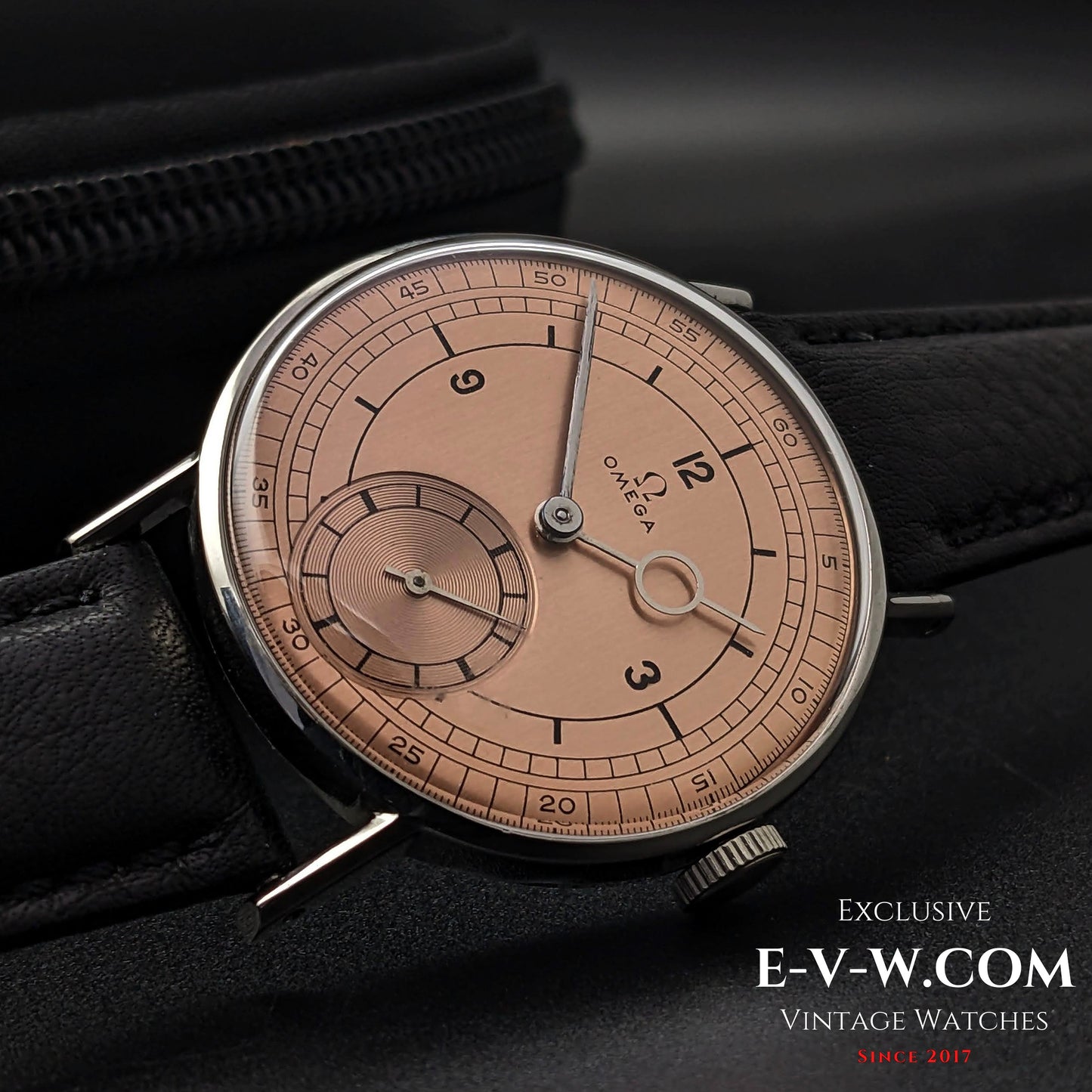 81 Years Old Vintage Omega Salomon / Rare Pontifex Hands / Cal. 30T2 / Vintage 1943