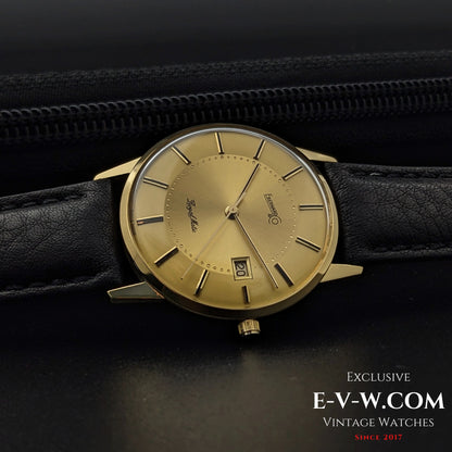 50 Years Old Vintage Eberhard & Co Royal Matic Automatic / 18K Gold / Cal. 2677 / Vintage 1970s