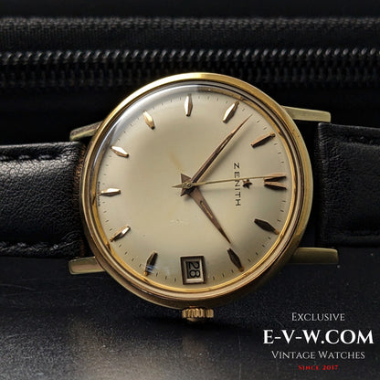 65 Years Old Vintage Zenith Classic / Gold plaque / Cal. 2522C / Vintage 196065 Years Old Vintage Zenith Classic / Gold plaque / Cal. 2522C / Vintage 1960