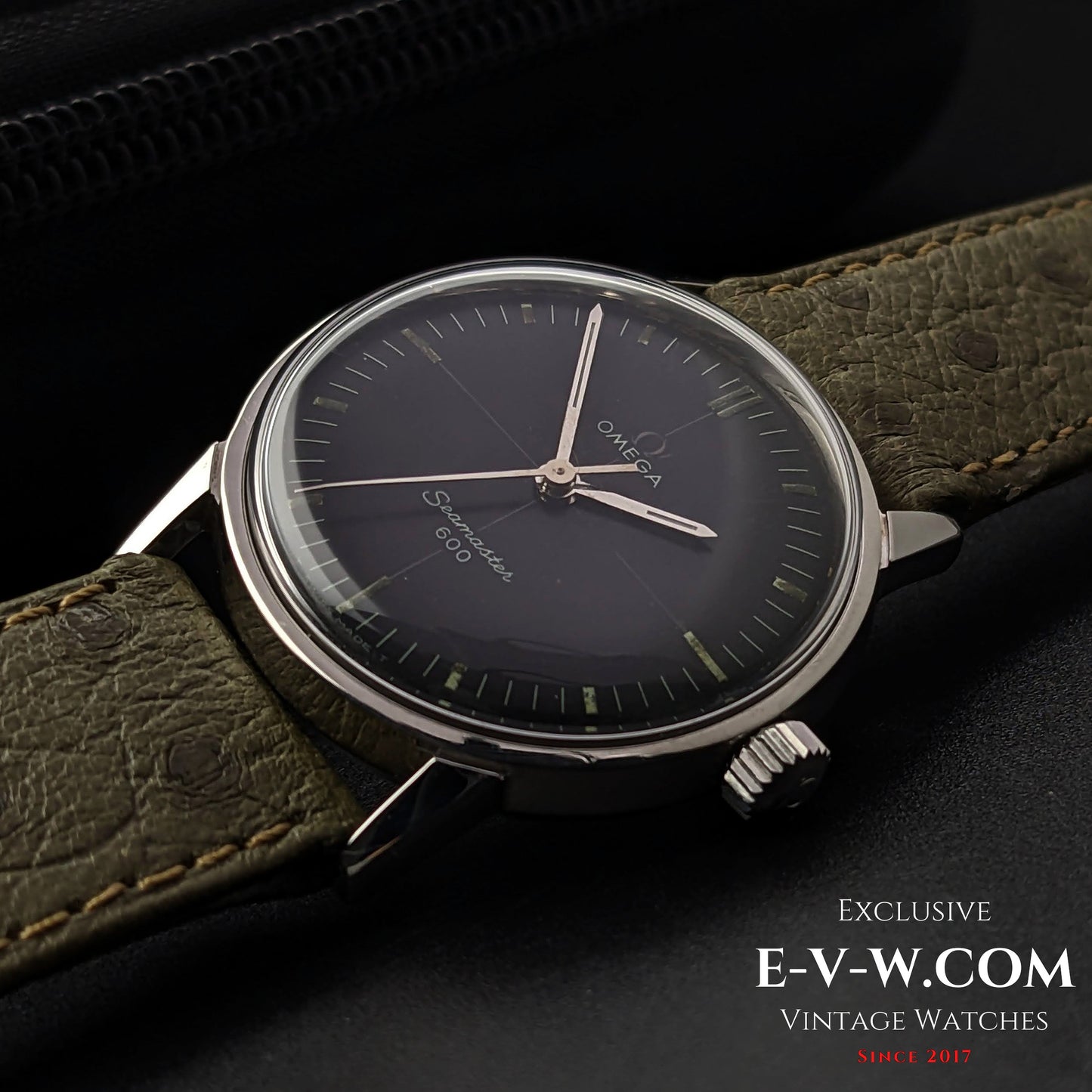 57 Years Old Rare Vintage Omega Seamaster 600 Cross Hair /  Ref.135.012 / Cal. 601 / Vintage 1966