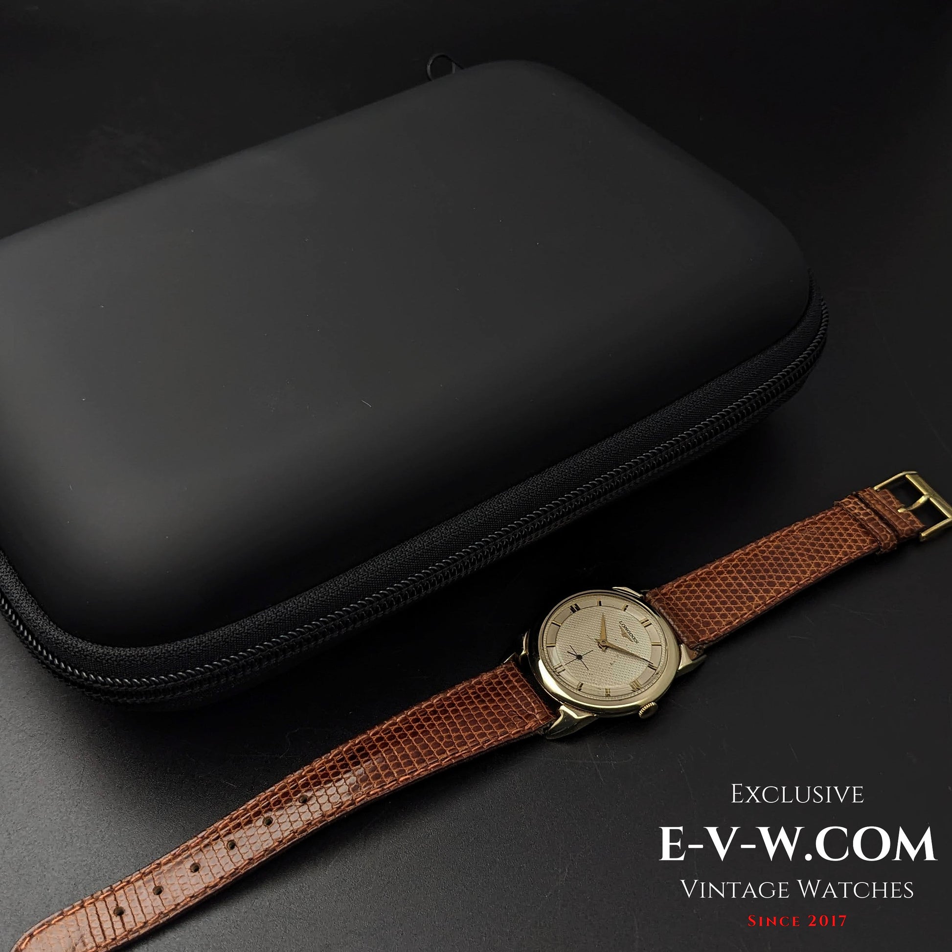 74 Years Old Vintage Longines Spider lugs / honeycomb dial / Steel Gold / Cal. 23Z / Vintage 1950