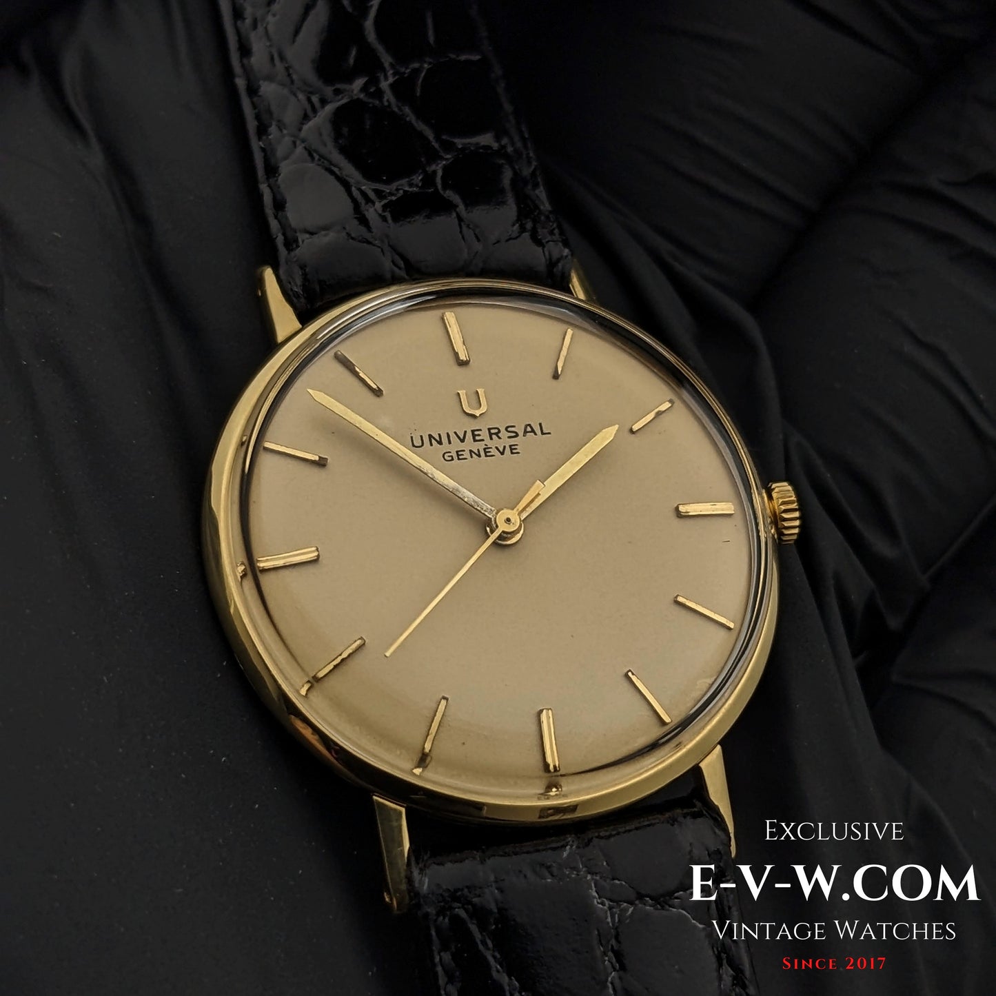 64 Vintage Universal Genève 18k Solid Gold / Cal. 1107 Vintage 1960