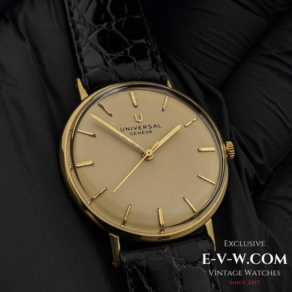 64 Vintage Universal Genève 18k Solid Gold / Cal. 1107 Vintage 1960