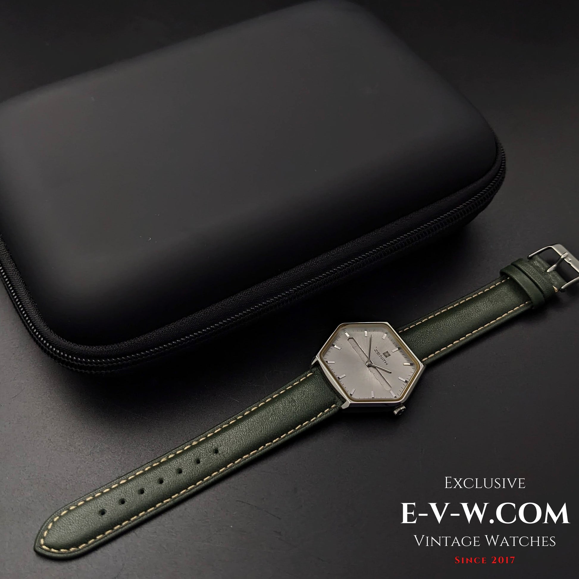 "54 Years Old Vintage Zenith Rare Hexagon Jumbo  Ref.  01-3530-172 / Cal. 2320 / Vintage  1970"