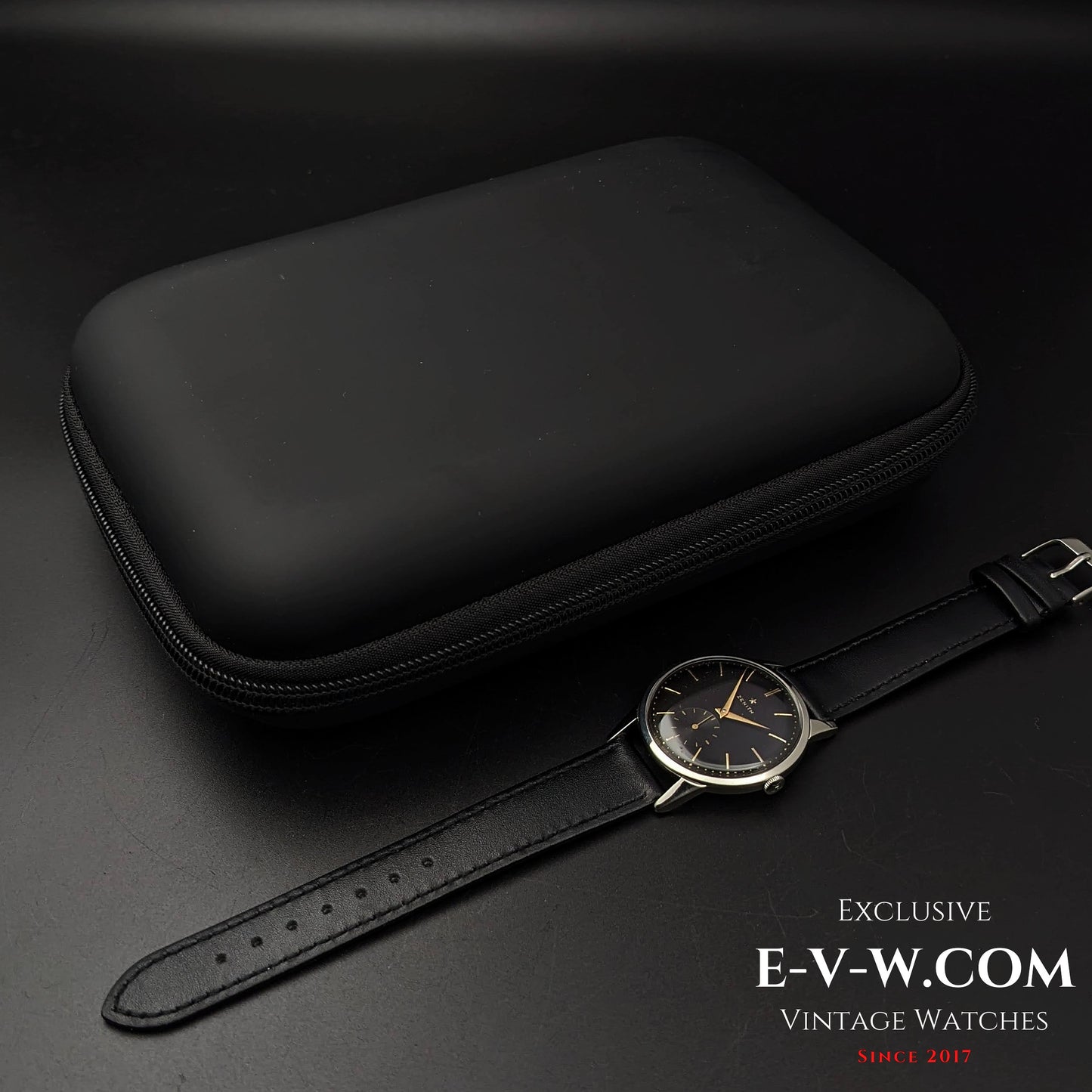 67 Years Old Vintage Zenith Black / Cal. 40 / Vintage 1956