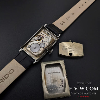 94 Years Old Antique Omega Tank / Art Deco / Cal. T17 Vintage 1930