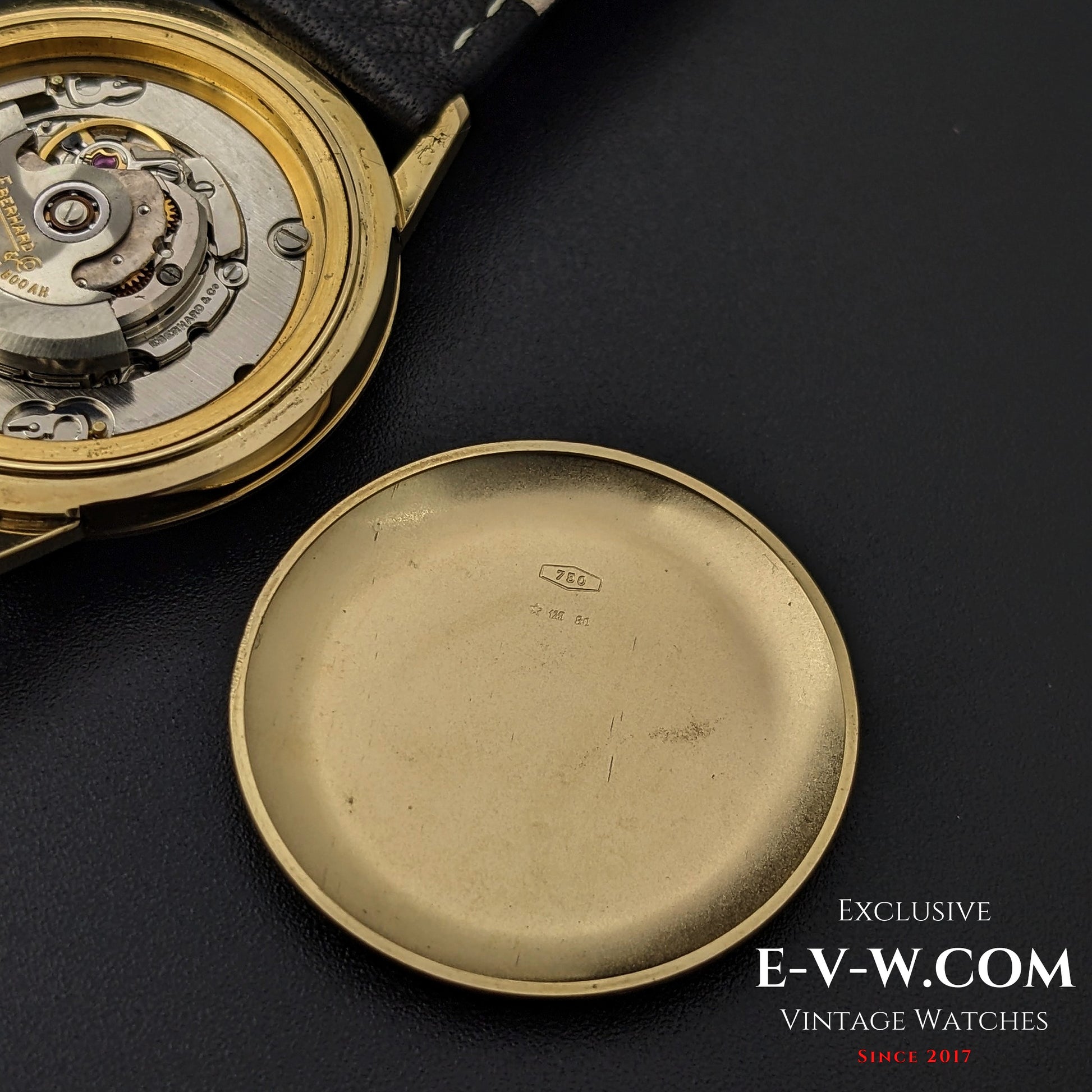 50 Years Old Vintage Eberhard & Co Royal Matic Automatic / 18K Gold / Cal. 2677 / Vintage 1970s