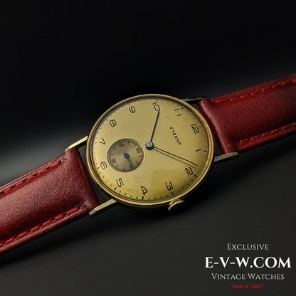 84 Years Old Vintage Eterna 14ct Gold / WWII / Cal. 1020 / Vintage 1941 / Serviced