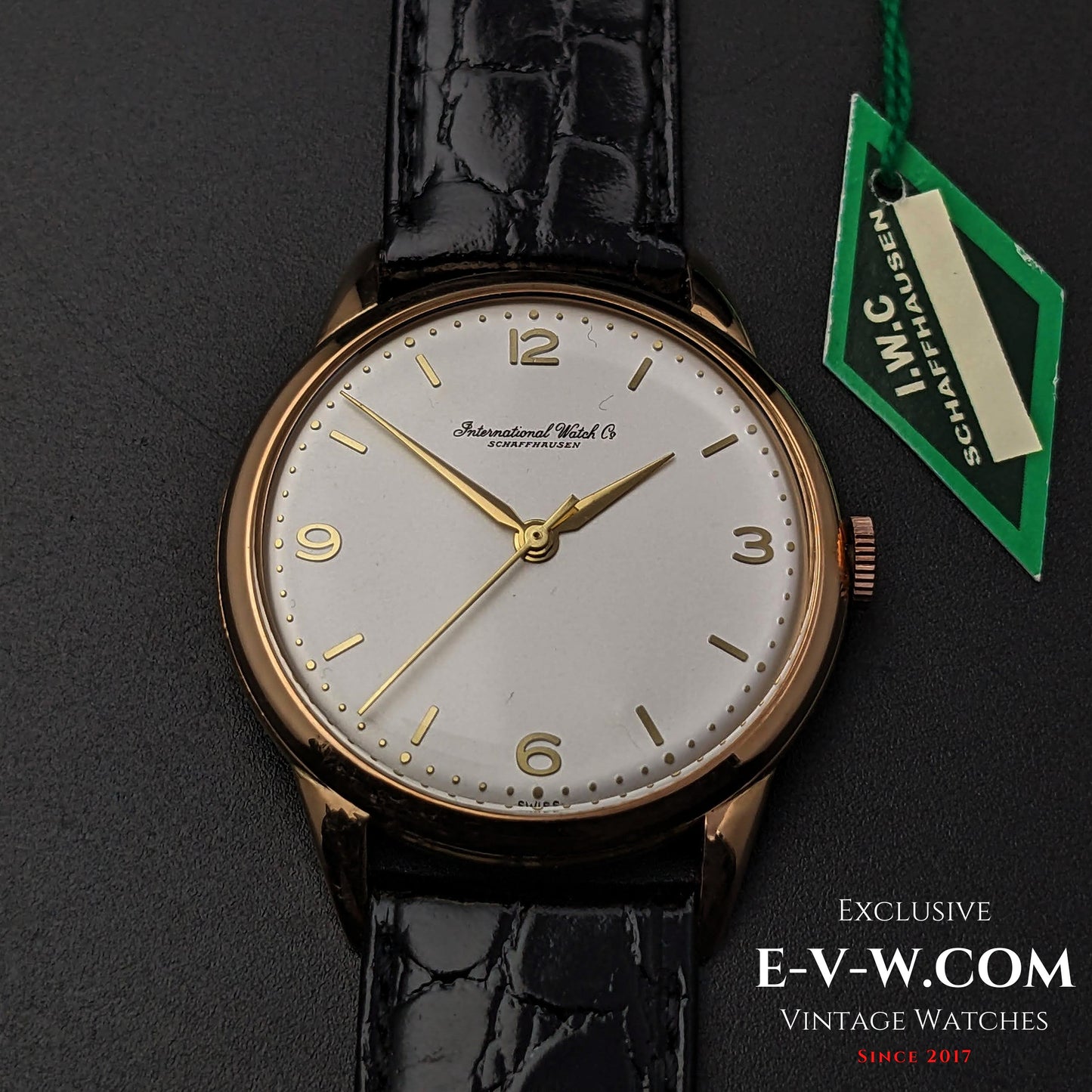 67 Years Old Vintage IWC Schaffhausen 18k Gold / Cal. 89 / Vintage 1956