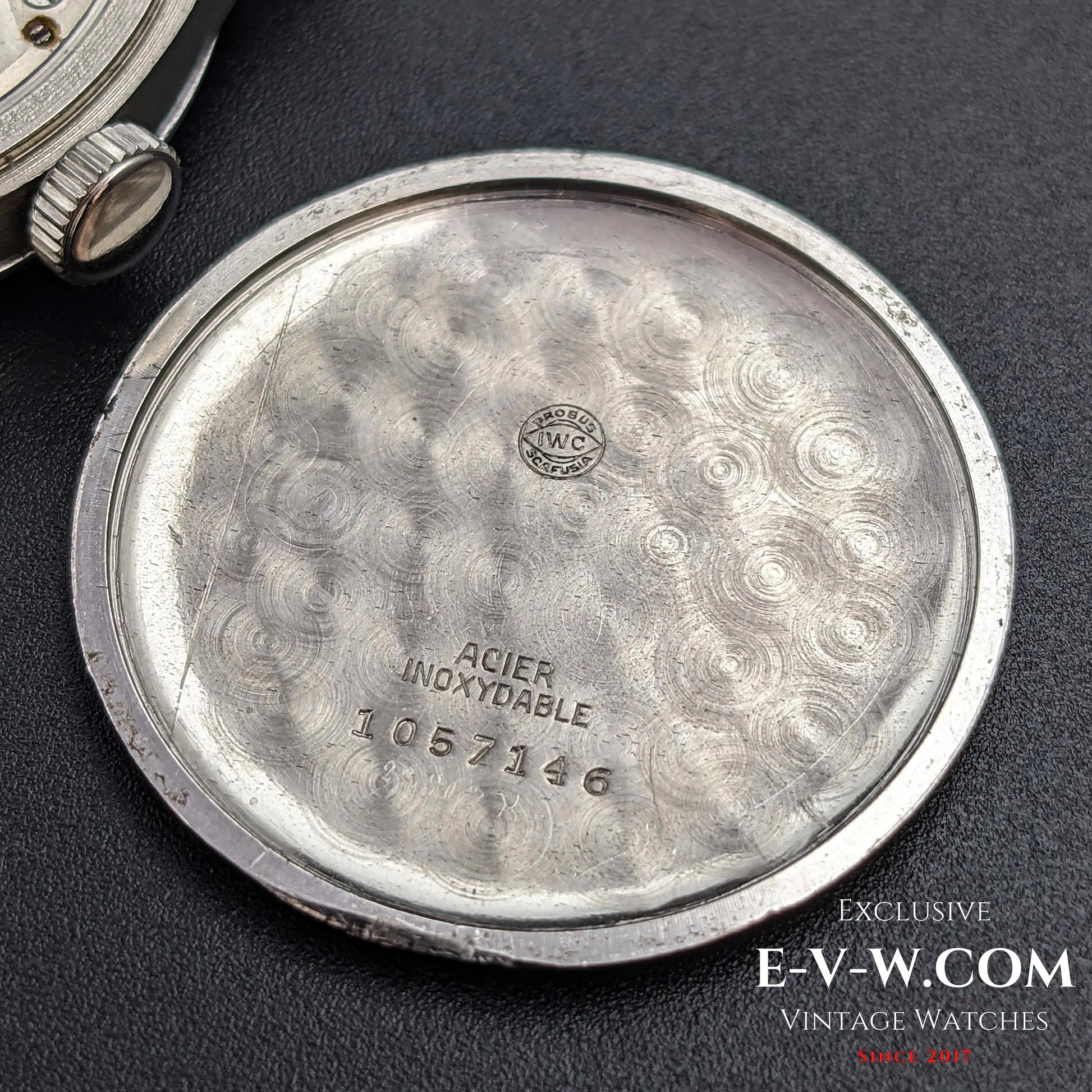 82 Years Old Vintage IWC Schaffhausen Black / Cal. 83 / Vintage 1941