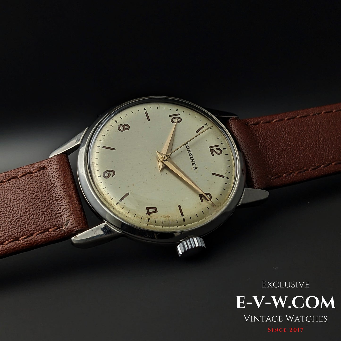 81 Years Old Vintage Longines Classic WWII / Ref. 7222-1 / Cal. 27M / Vintage 1944