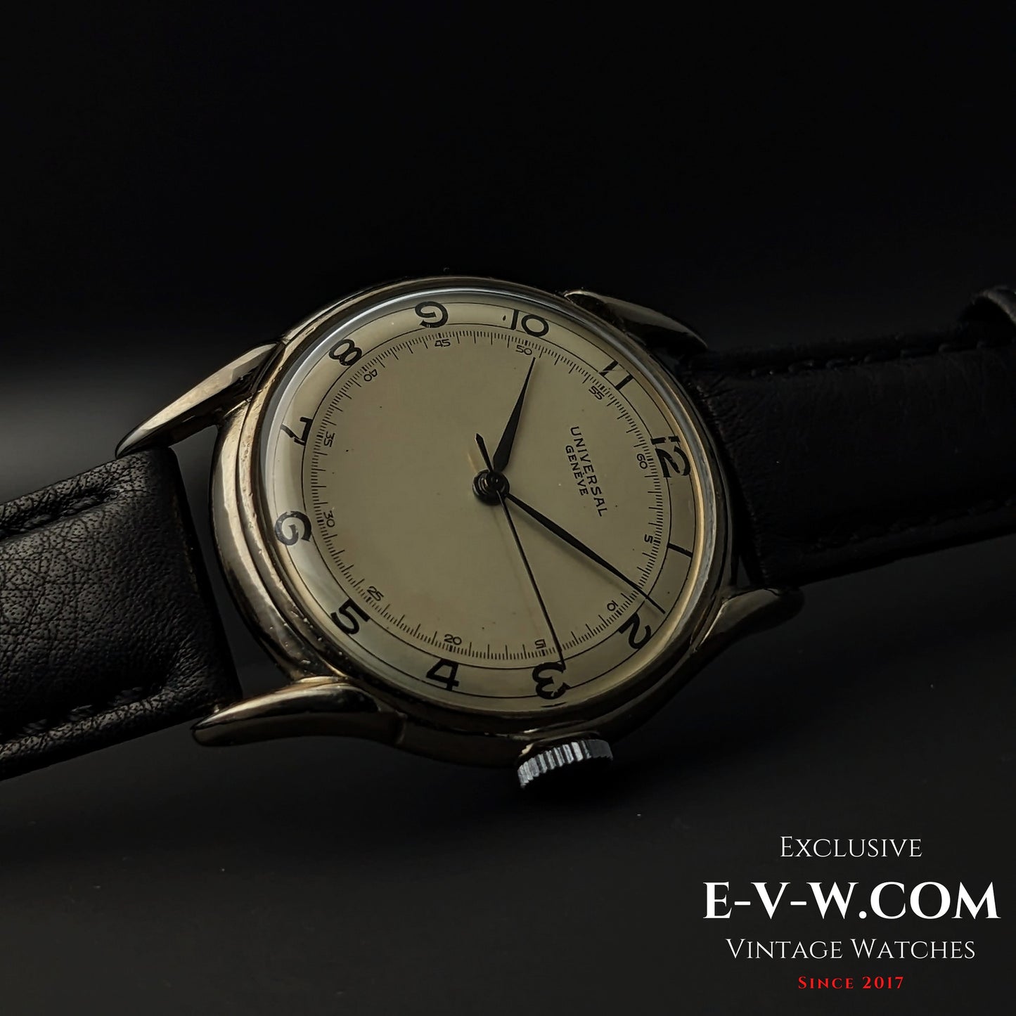 85 Years Old Vintage Universal Geneve unique spider lugs / Cal. 263 / Vintage 1940