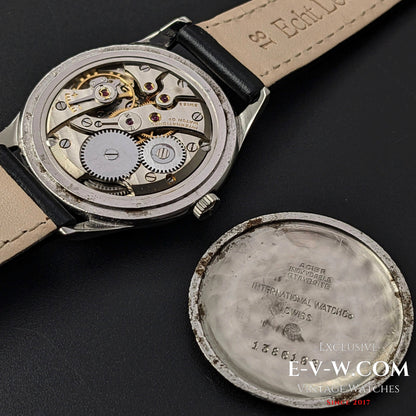 66 Years Old Vintage IWC Schaffhausen Black / Cal. 89 / Vintage 1957