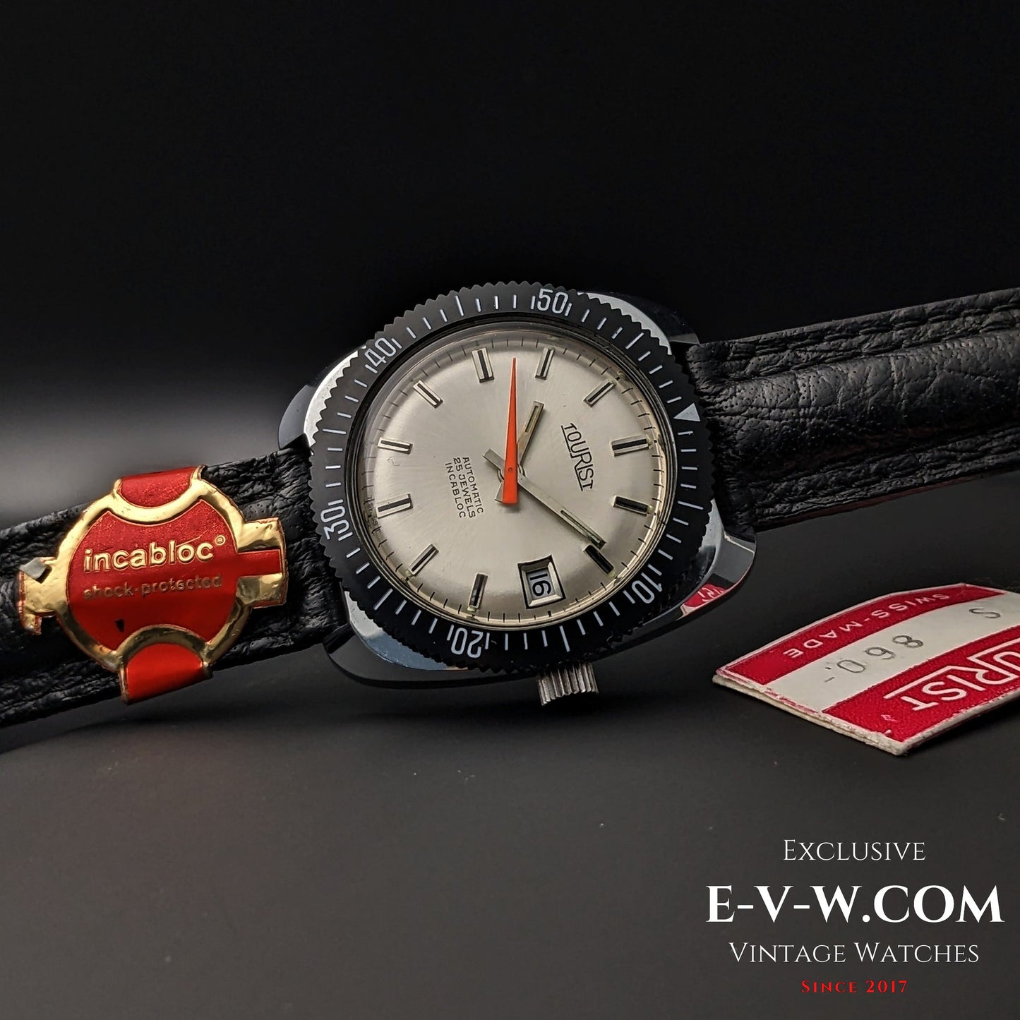 55 Years Old Vintage Tourist NOS Automatic / Diver / 25 Jewels / Cal. 2728 / Vintage 1970