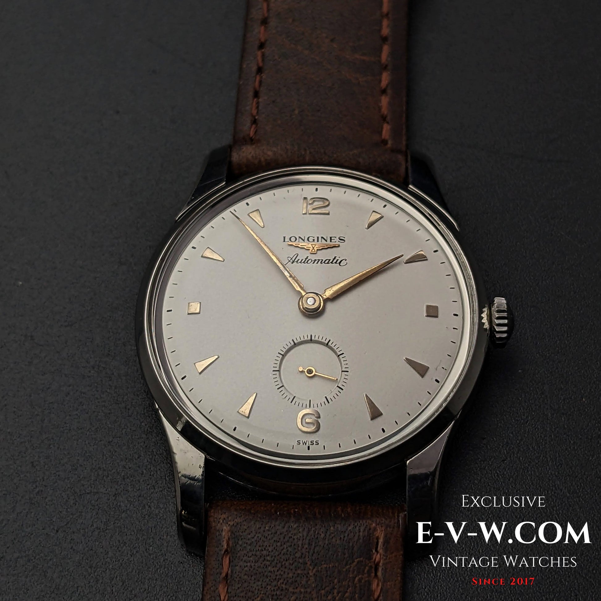 72 Years Old Vintage Longines Rare Automatic / Cal. 22A / Vintage 1951