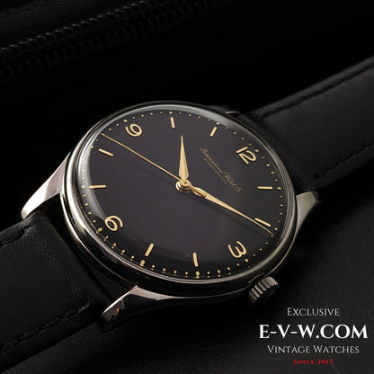 66 Years Old Vintage IWC Schaffhausen Black / Cal. 89 / Vintage 1957