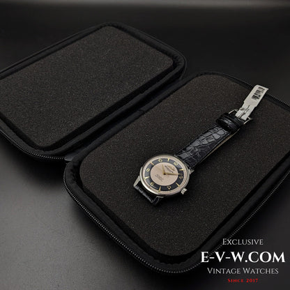 50 Years Old Vintage Atlantic Worldmaster Jumbo Two tone Bull's Eye Dial / Cal. 1100 / Vintage 1970s