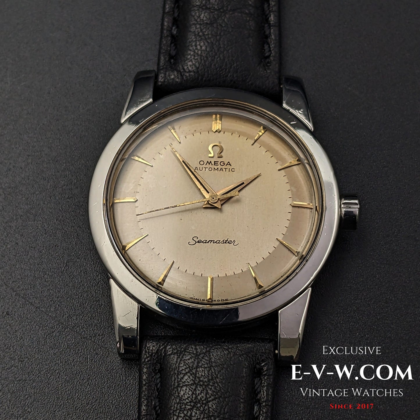 70 Years Old Vintage Omega Seamaster Bumper Automatic Ref. 2577 / Cal. 354 Vintage 1954