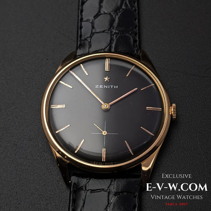 59 Years Old Vintage Zenith 18K Rose Gold 7583-1 / Cal. 40T / Vintage 1956 /e-v-w.com