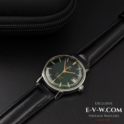 57 Years Old Vintage Omega Seamaster 600 / Green Dial /Ref. 13600011 / Cal.611 / 1966 Vintage