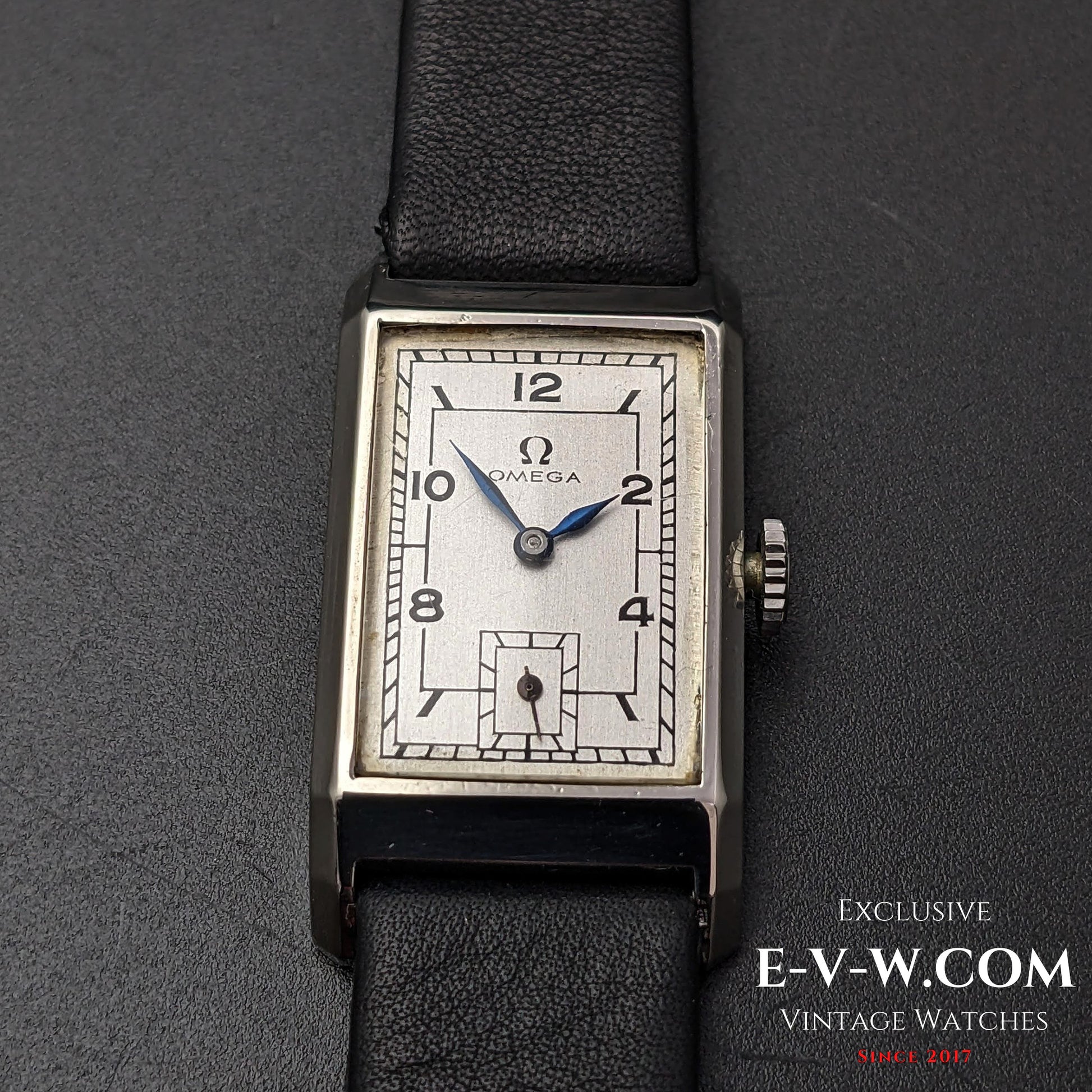 85 Years Old Vintage Omega Tank / Art Deco / Cal. T17 / Vintage 1939