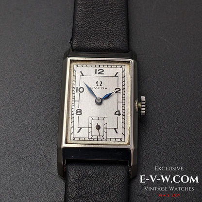 85 Years Old Vintage Omega Tank / Art Deco / Cal. T17 / Vintage 1939