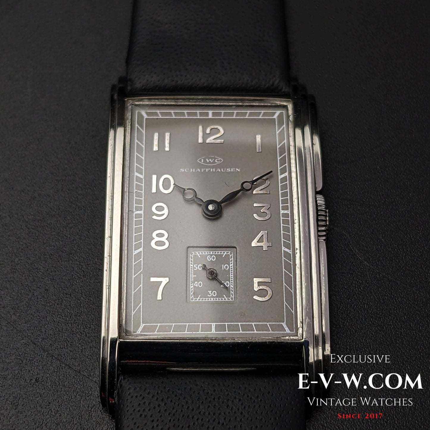 95 Years Old Antique IWC Schaffhausen Very rare / Art Deco Tank / Cal. 87 / Antique 1929