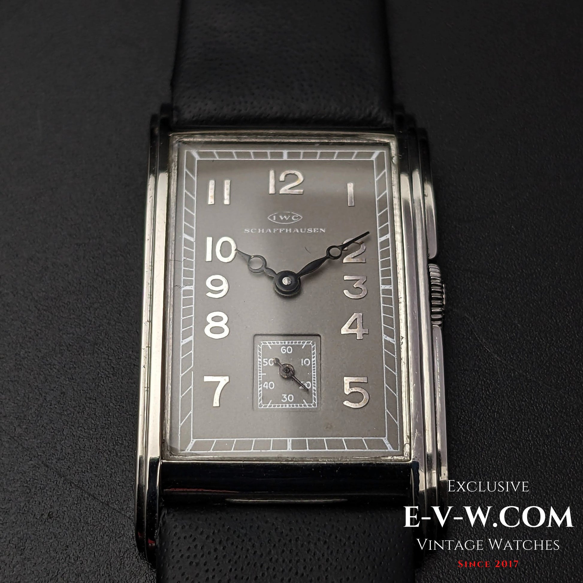 95 Years Old Antique IWC Schaffhausen Very rare / Art Deco Tank / Cal. 87 / Antique 1929