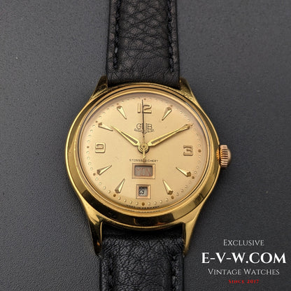 70 Years Old Vintage GUB Glashütte Day Date / Cal. 66.1 / Vintage 1950s