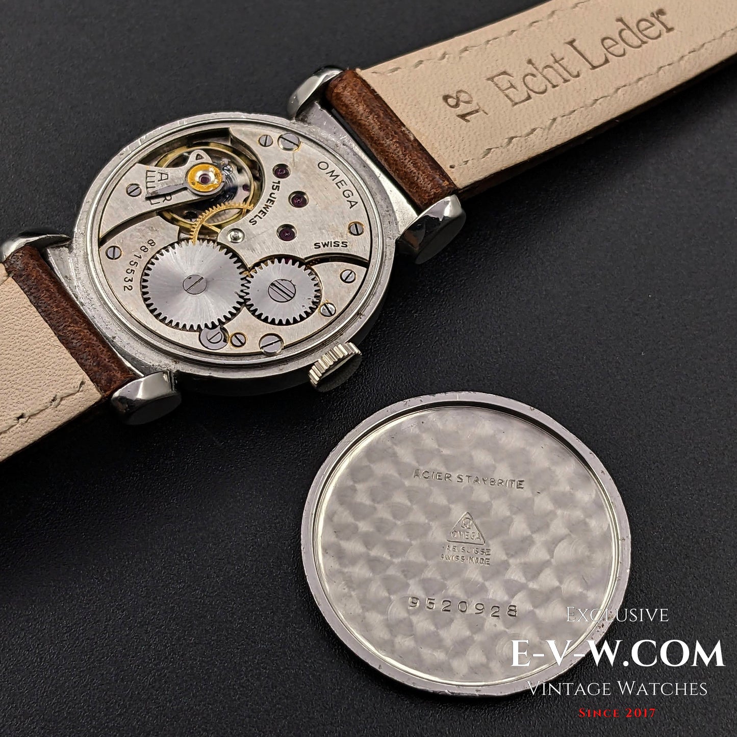 88 Years Old Vintage Omega  Scarab Art Deco  / Ref.  / Cal. 26.5 SOB T2 / Vintage 1935