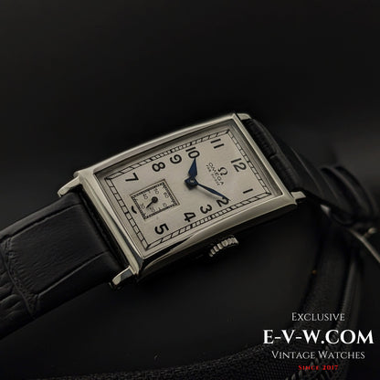 94 Years Old Antique Omega Tank / Art Deco / Cal. T17 Vintage 1930