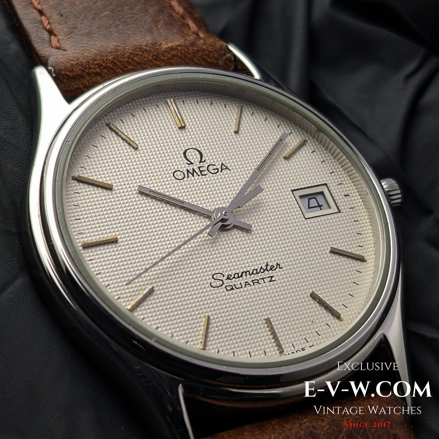 41 Years Old Vintage Omega Seamaster / Guilloche Dial / Cal. 1430 / Vintage 1982