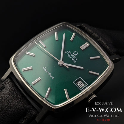 50 Years Old Vintage Omega Automatic / Green Dial Ref. ST1620060 / Cal. 1012 / Vintage 1973