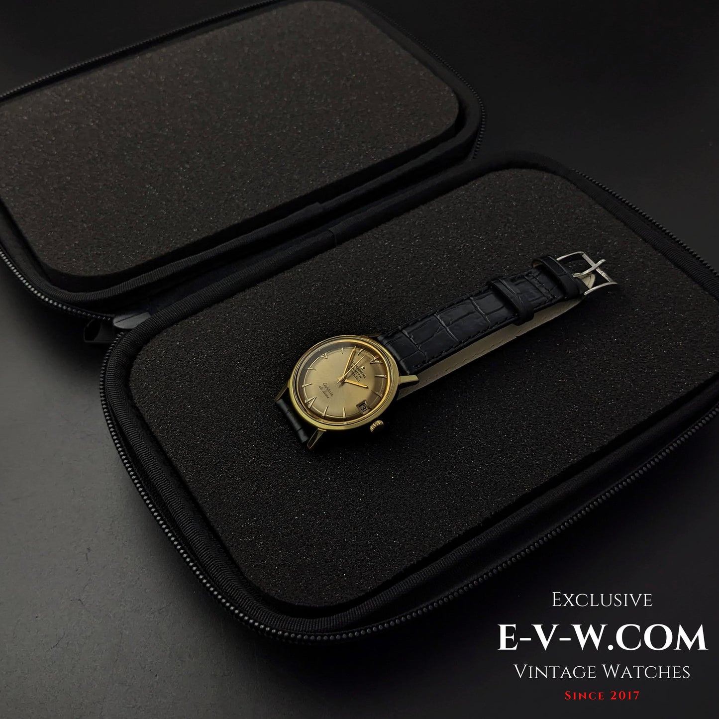 60 Years Old Vintage Zenith CHRONOMETRE Automatic CAPTAIN DE  LUXE / Cal. 2542PC / Vintage 1960s