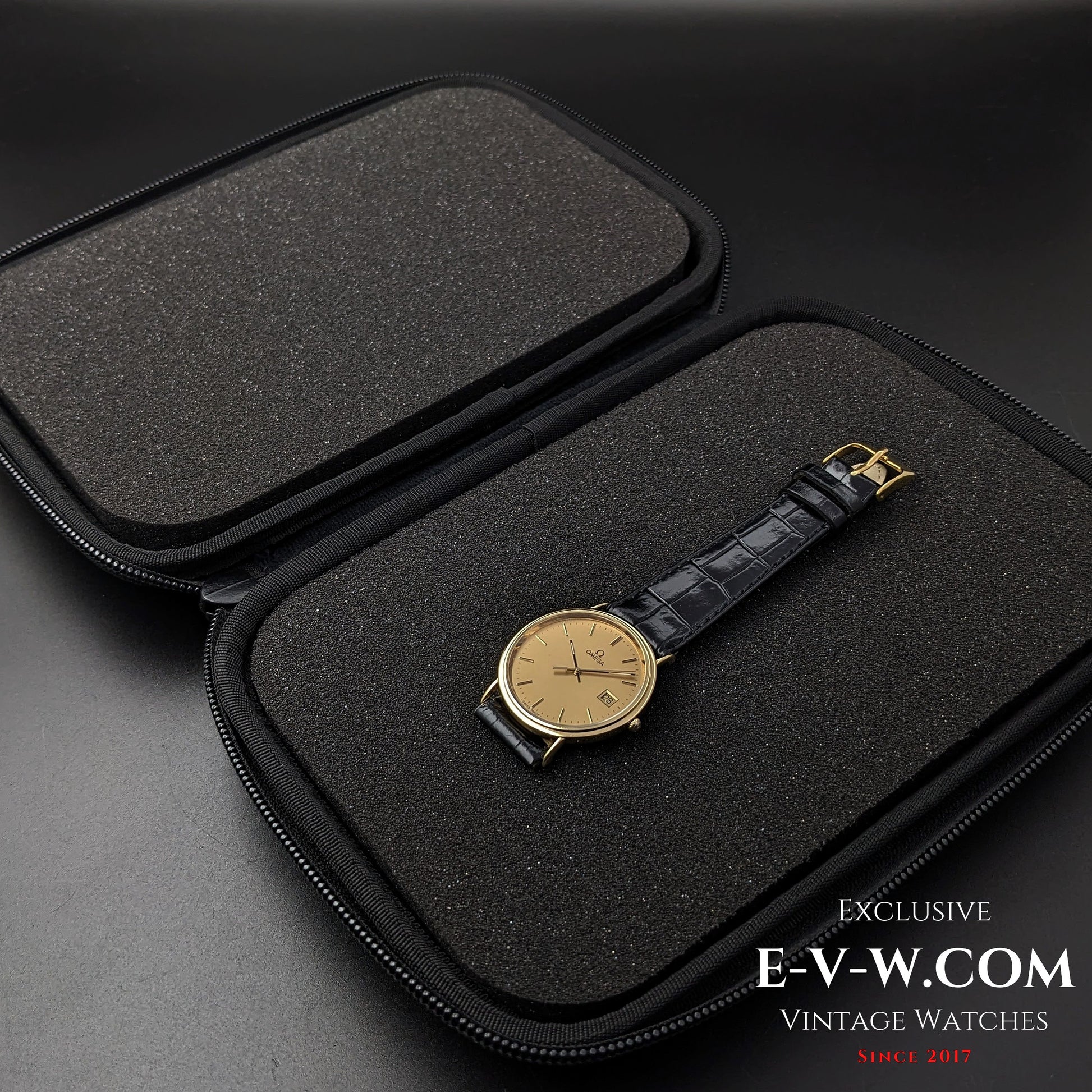 Vintage Omega Classic 18k Gold / Cal. 1530 / Vintage 1980s