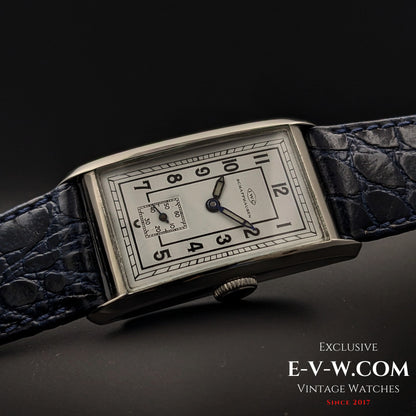 93 Years Old Vintage IWC Schaffhausen Art Deco Tank / Rare Cal. 87 / Vintage 1931