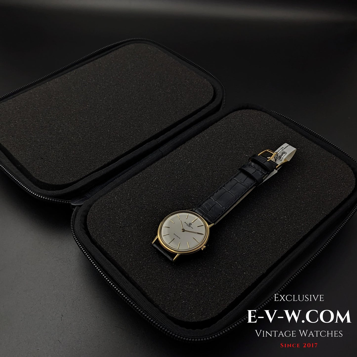 60 Years Old Vintage Baume & Mercier Genève Baumatic 18k Gold / Cal. MB 12800 Micro rotor / Vintage 1960s